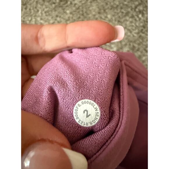 NWOT Lululemon Groove High-Rise Split-Hem Flared Pant Nulu Velvet Dust Size 2 - Picture 12 of 12